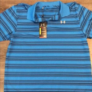 Under armour heat gear golf shirt NWT